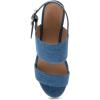 image:imageAerosoles Womens Camera Heeled SandalsMedium Blue Denim