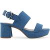 image:imageAerosoles Womens Camera Heeled SandalsMedium Blue Denim
