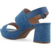 image:imageAerosoles Womens Camera Heeled SandalsMedium Blue Denim