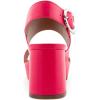 image:imageAerosoles Womens Camera Heeled SandalsVirtual Pink Leather