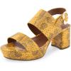 Marygold Snake Print Leather