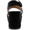 image:imageAerosoles Womens Camilia Platform SandalBlack Faux Suede