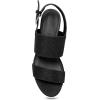 image:imageAerosoles Womens Camilia Platform SandalBlack Stretch Lame