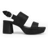 image:imageAerosoles Womens Camilia Platform SandalBlack Stretch Lame
