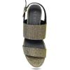image:imageAerosoles Womens Camilia Platform SandalGold Stretch Lame