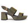 image:imageAerosoles Womens Camilia Platform SandalGold Stretch Lame