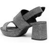 image:imageAerosoles Womens Camilia Platform SandalGunmetal Stretch Lame