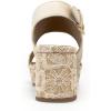 image:imageAerosoles Womens Camilia Platform SandalNaturalEggnog Lace Raffia