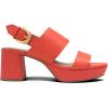image:imageAerosoles Womens Camilia Platform SandalOrange Faux Soft Leather