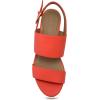 image:imageAerosoles Womens Camilia Platform SandalOrange Faux Soft Leather