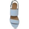 image:imageAerosoles Womens Camilia Platform SandalPale Blue Croc Faux Nubuck