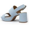 image:imageAerosoles Womens Camilia Platform SandalPale Blue Croc Faux Nubuck