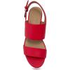 image:imageAerosoles Womens Camilia Platform SandalRed Faux Soft Leather