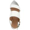 image:imageAerosoles Womens Camilia Platform SandalSilver Metal Faux Leather