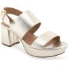 image:imageAerosoles Womens Camilia Platform SandalSoft Gold Pu