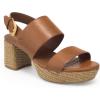 image:imageAerosoles Womens Camilia Platform SandalTan Faux LeatherBasket Raffia