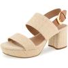 image:imageAerosoles Womens Camilia Platform SandalNatural RaffiaTan