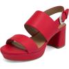 Red Faux Soft Leather