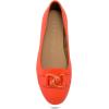 image:imageAerosoles Womens Bell Ballet FlatsOrange Soft Faux Leather