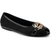 image:imageAerosoles Womens Big Bet FlatsBlack Faux Suede
