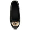 image:imageAerosoles Womens Big Bet FlatsBlack Faux Suede