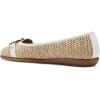 image:imageAerosoles Womens Big Bet FlatsNatural Combo Raffia