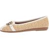 image:imageAerosoles Womens Big Bet FlatsNatural Combo Raffia