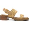 image:imageAerosoles Womens DOVE Heeled Sandal NaturalBeige Bisque Raffia 75W