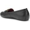 image:imageAerosoles Womens Day Drive LoafersBlack Mini Embossed Croc Faux Leather