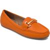 image:imageAerosoles Womens Day Drive LoafersOrange Faux Pebbled Leather