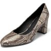 image:imageAerosoles Womens Betsy Pumps Champagne Snake Print 11M