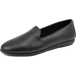 image:imageAerosoles Womens Betunia Loafer Black Super Soft Faux Leather 12M
