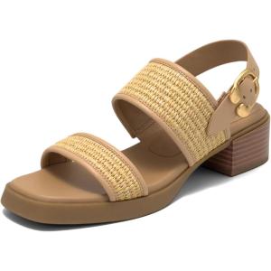 image:imageAerosoles Womens DOVE Heeled Sandal NaturalBeige Bisque Raffia 75W