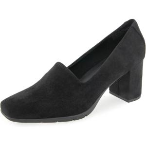 image:imageAerosoles Womens MidnightBlack Stretch Faux Suede